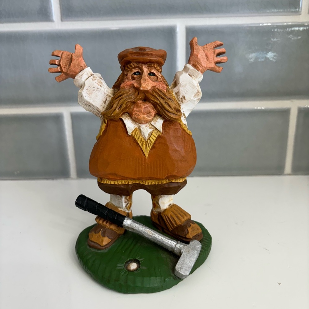 "Hole in One" Collectible 1996 David Frykman Figurine Gift for the Golfer
